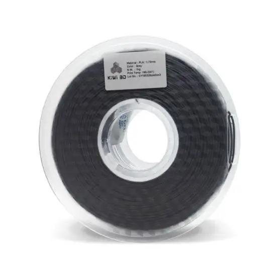 Kiwi3D Grey PLA 3D Printer Filament | 1.75M, 1KG Spool - Image 3