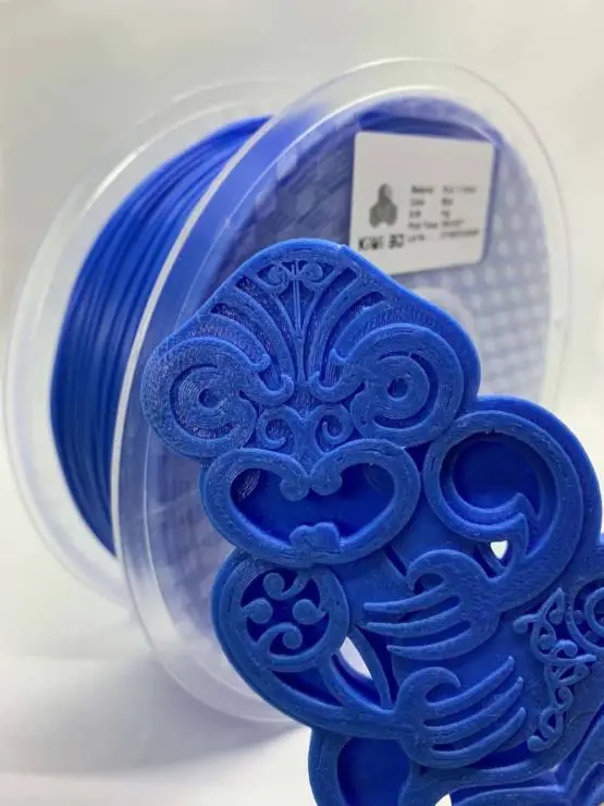 Kiwi3D Blue PLA 3D Printer Filament | 1.75M, 1KG Spool - Image 2