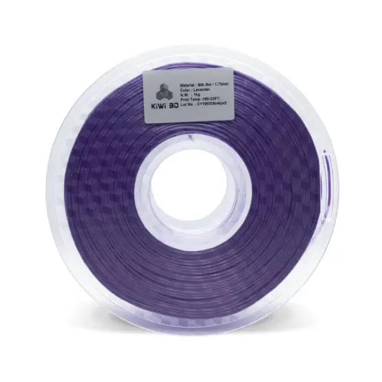 Kiwi3D Lavender Silk PLA 3D Printer Filament | 1.75M, 1KG Spool - Image 4