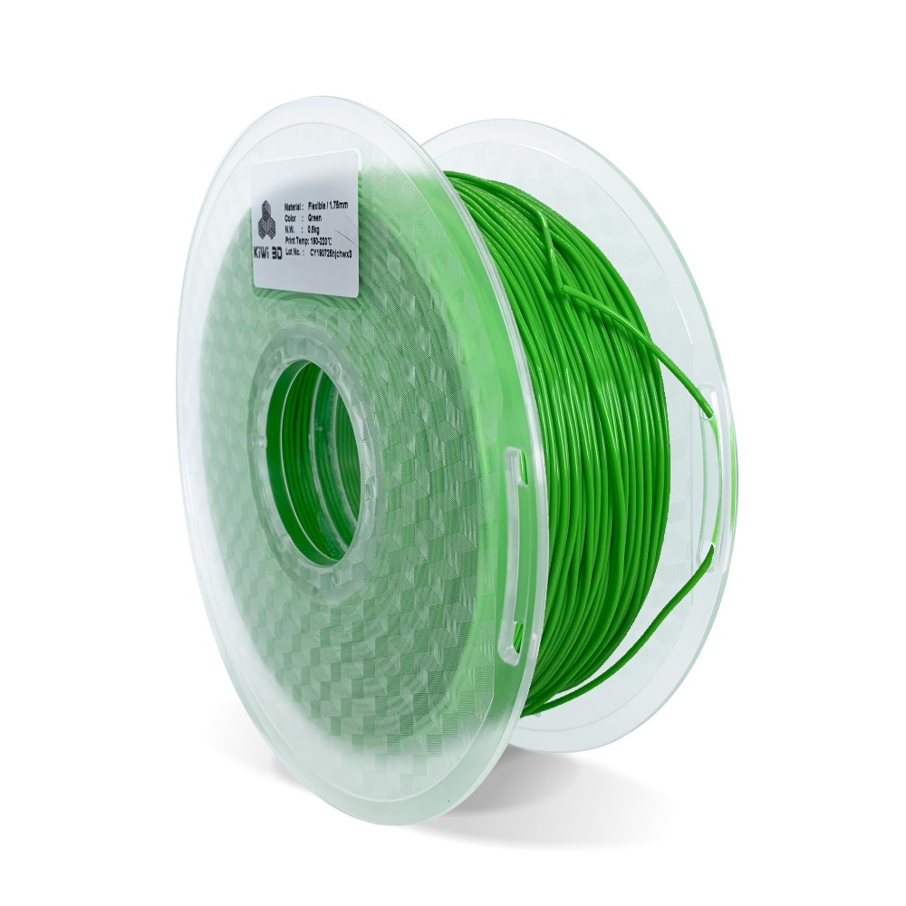 Tronxy 3D Printer 3D Flexible Green TPU Filament 1.75 mm 2.2 LBS (1KG) –