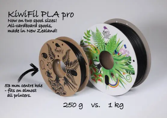 KiwiFil Dark Forest Green PLA Pro | 1.75MM, 250g Cupcake Spool | NZ Made - Image 4