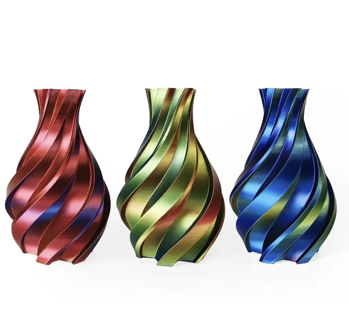 Kiwi3D Phoenix Tricolour Silk PLA Filament